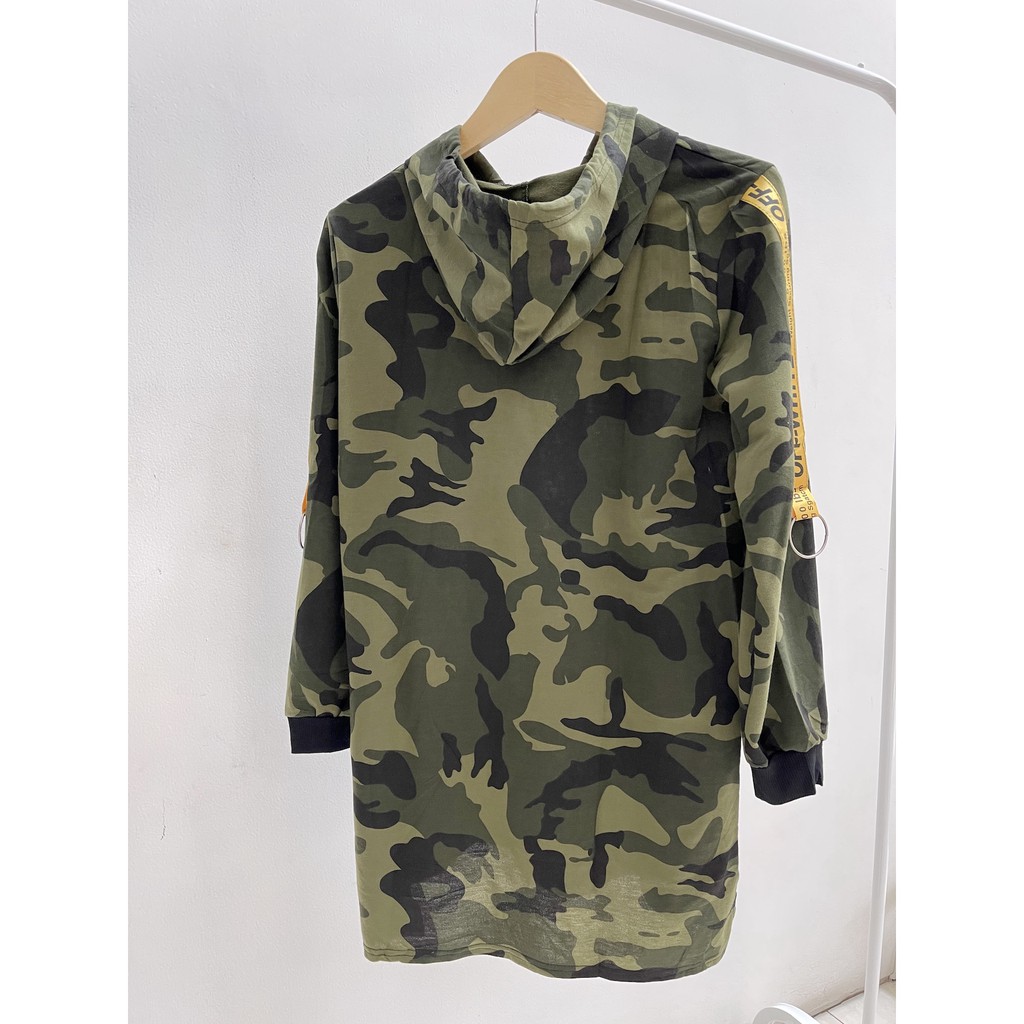 Camouflage Hoodie / Sweater Panjang Wanita / Women Hoodie