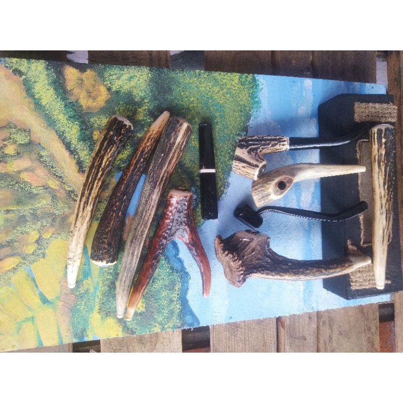 pipa roko tanduk rusa