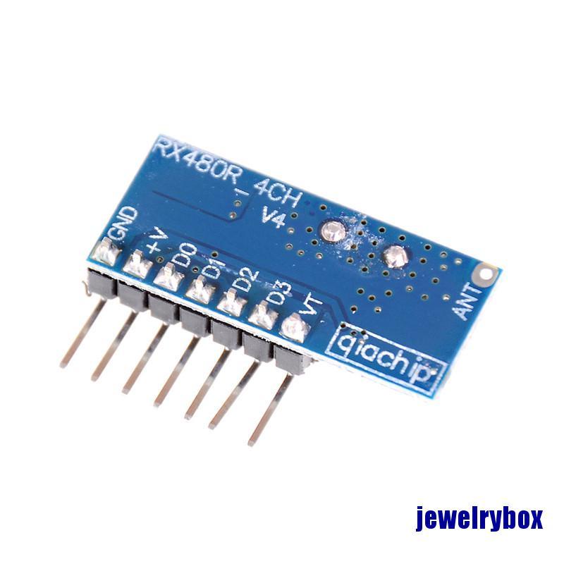 (Jewelrybox) Modul Decoder Receiver Wireless Rf 433mhz 1527