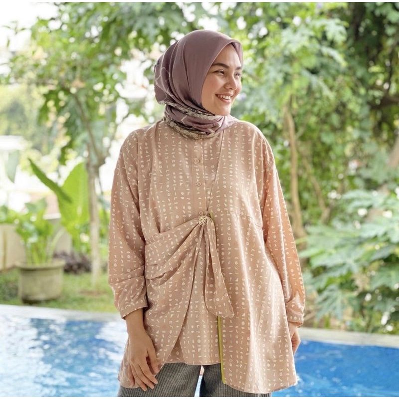 New❣ Giza Tunic Ria Miranda / blouse ria miranda / ria miranda sale