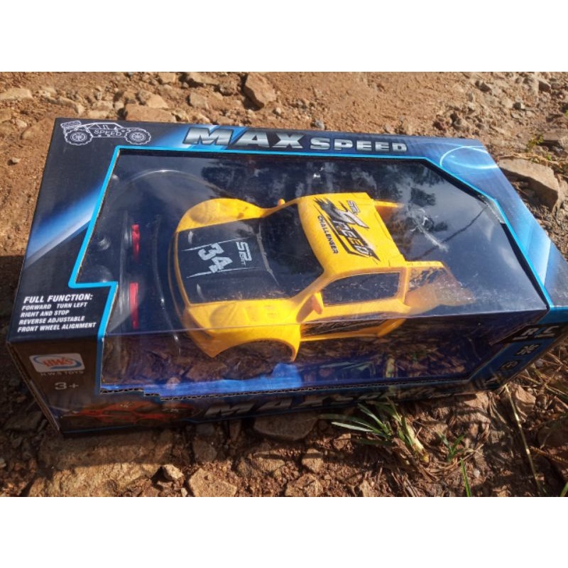 Mainan Anak Mobil Remot MAX Speed Tipe Jeep Warna Kuning