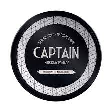 ✨ AKU MURAH ✨Pomade Captain Kids Clay Pomade White Sweet Almond Oil