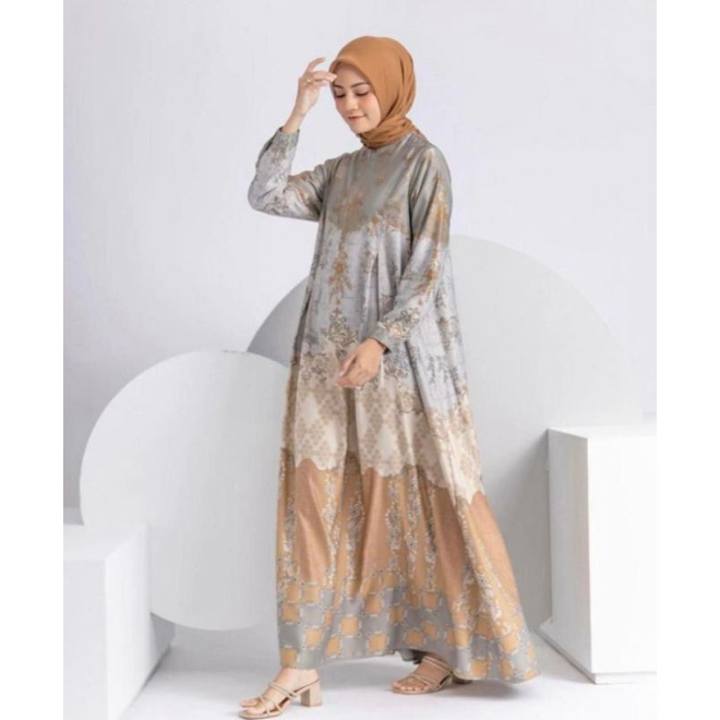 GAMIS Matt Maxmara Lux  MUSLIMAH KONDANGAN LEBARAN HAJATAN GLAMOUR MEWAH DRESS MODIS MODERN GAUN MAX