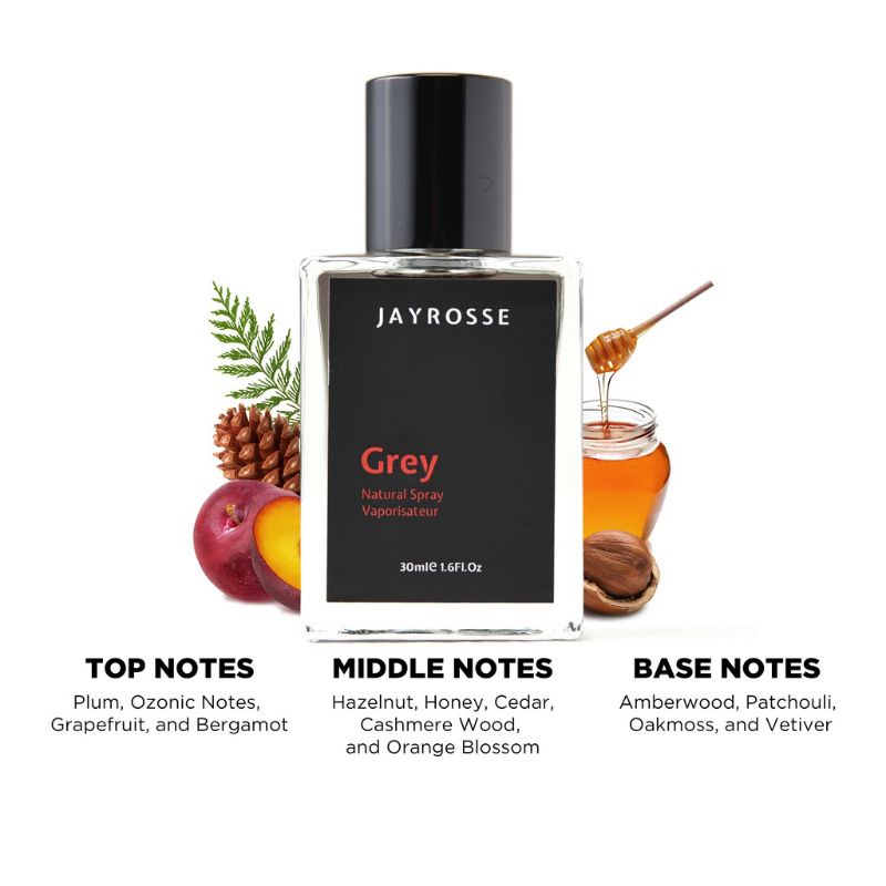 TERLARIS PARFUM JAYROSSE - GREY ORIGINAL 30 ML PARFUME WANGI PRIA