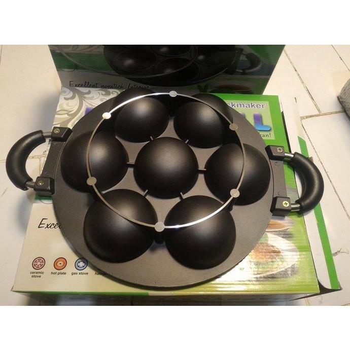 PERALATAN MASAK CETAKAN KUE 7 LUBANG SERABI PERALATAN DAPUR