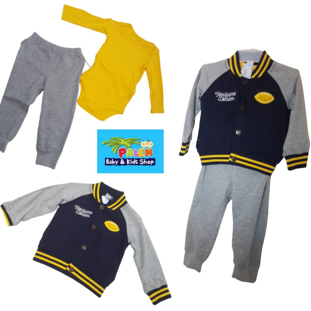 catell love jaket 3in1 bayi anak BOY Usia 6M-2T