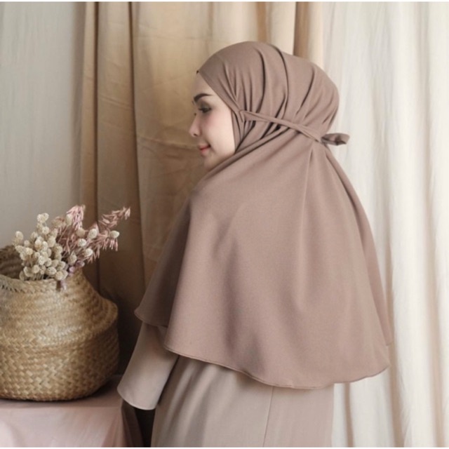 HIJAB BERGO MARYAM TALI POLOS MURAH/DIAMOND PREMIUM