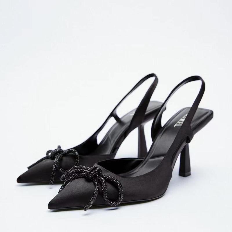 [7.7 Boombastis Sale⚡] - TERMURAH ! SEPATU WANITA SLINGBACK HIGH HEELS ZS459 PREMIUM IMPORT