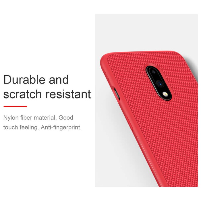 Hard Case Oneplus 7 Nillkin Textured Nylon Fiber Casing Original