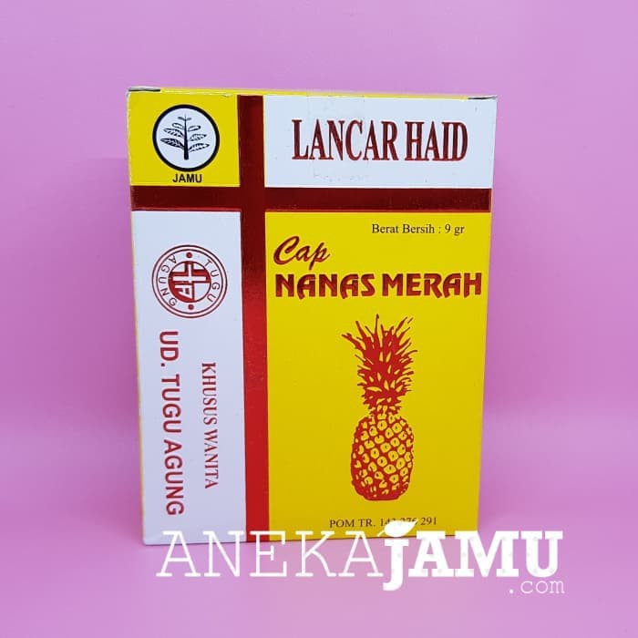 

Jamu Nanas Merah Lancar Haid Asli MMM404