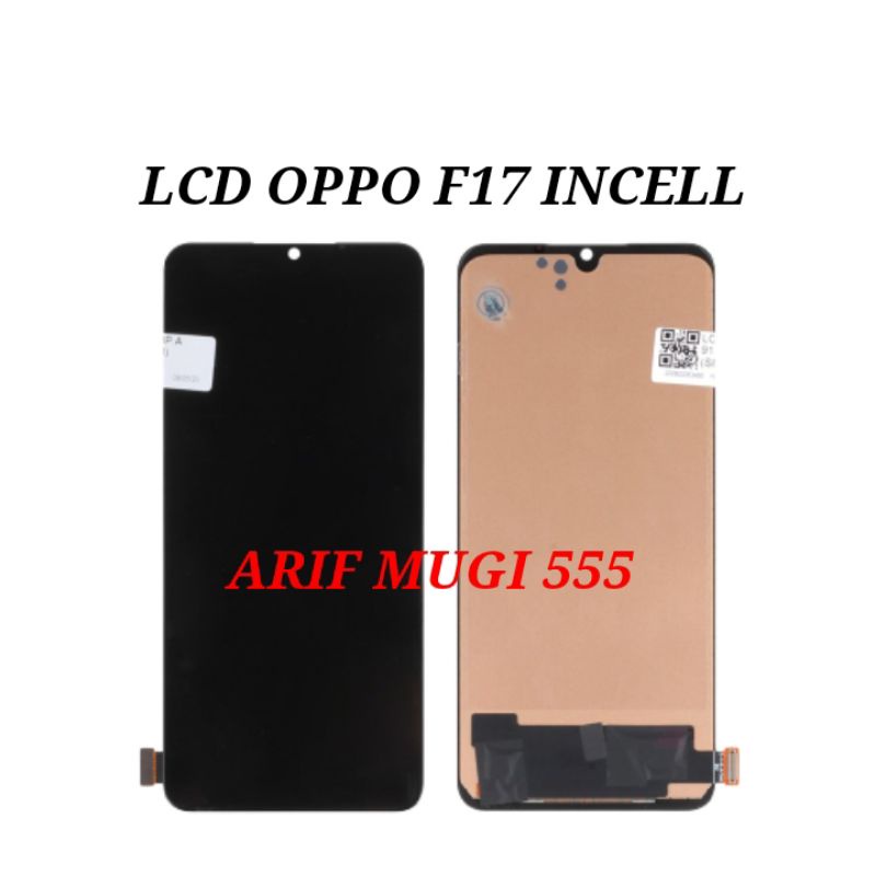 LCD TOUCHSCREEN OPPO F17 INCELL TFT NON FINGERPRINT ORI