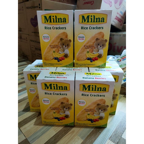 

MILNA RICE CRACKERS/BISKUIT MILNA/NATURE DELIGH/BUBUR MILNA