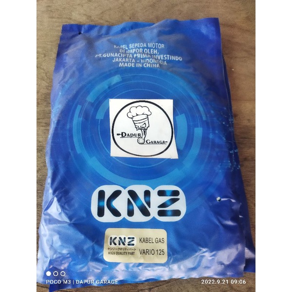 Kabel Gas set Luar dalam Vario 125 KNZ