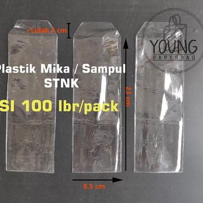 

((S-OGI_❤)) Plastik STNK PVC / Sampul PVC Cover STNK uk. 8,5 x 23 ISI 100 pcs-pasti dikirim