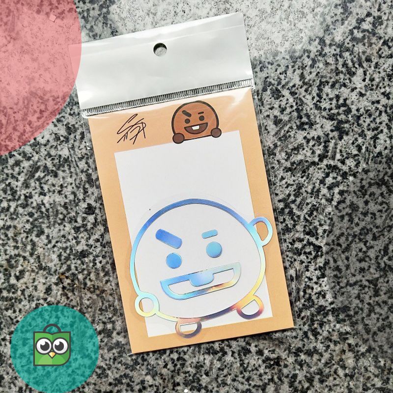 

Terlaris [BS] BISA COD KPOP BTS BT21 Sticker Warna Warni Cooky Tata Stiker Elegan