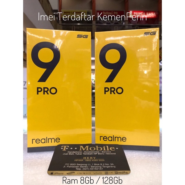REALME 9 PRO 5G NFC RAM 8GB 128GB - SUNRISE BLUE - SDD 695 5G - 120Hz - 5000mAh 33W - RESMI