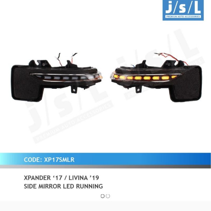 Lampu sein spion mobil xpander led runing