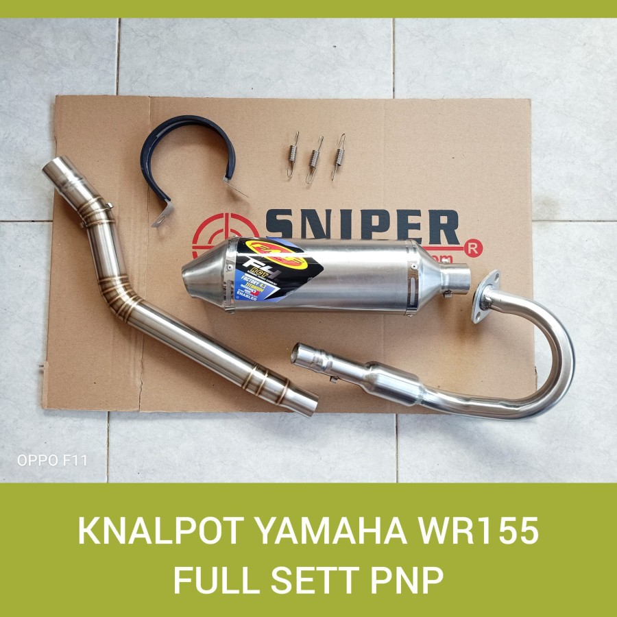Knalpot Yamaha wr 155 wr155 full sett - yamaha
