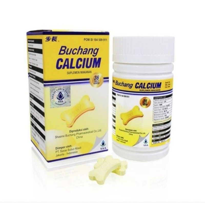 Buchang Calcium / Vitamin / Suplement Penguat Tulang