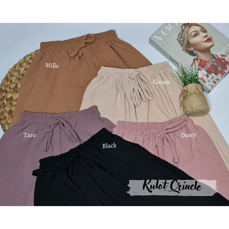 KULOT HIGHWAIST CRINKLE AIRFLOW SUPER JUMBO XXXL BB 110 //KULOT HIGHWAIST MATT CRINKLE