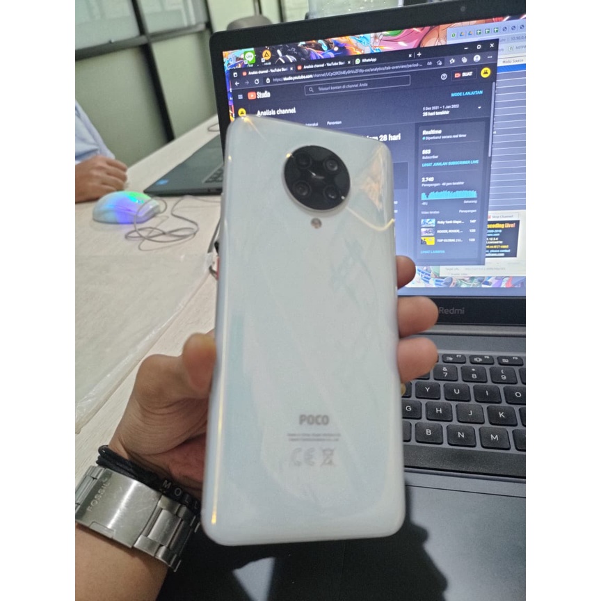 XIAOMI POCO F2 PRO (Second EX RESMI ada Nota) Fullset & Mulus ++  PALING MURAH