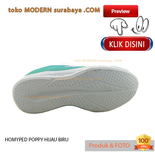 HOMYPED POPPY HIJAU BIRU sepatu olahraga wanita sneakers kets