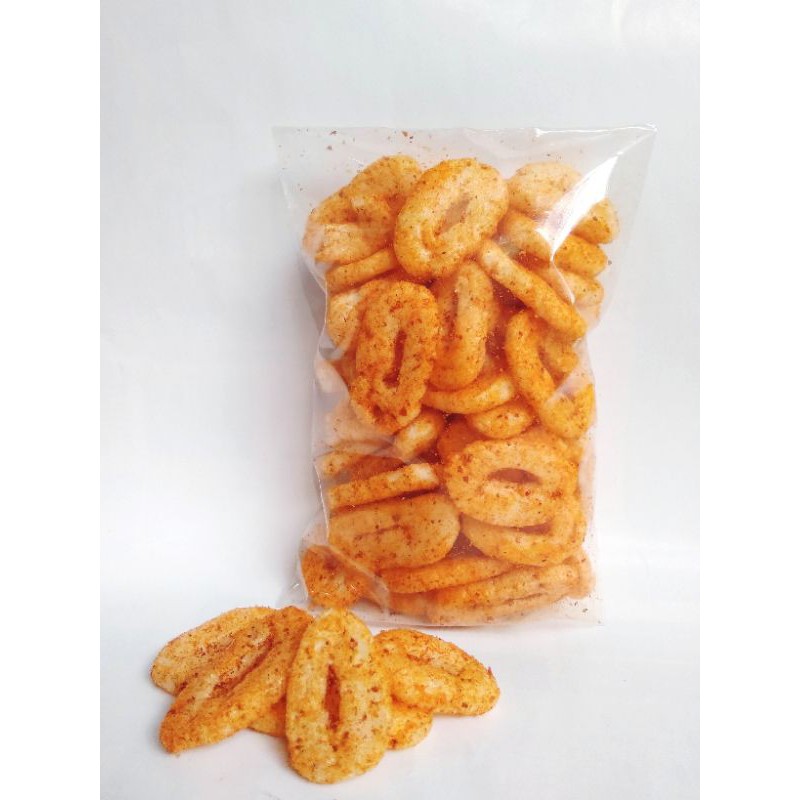 

RING PEDAS 50gr/KERUPUK KOIN PEDAS