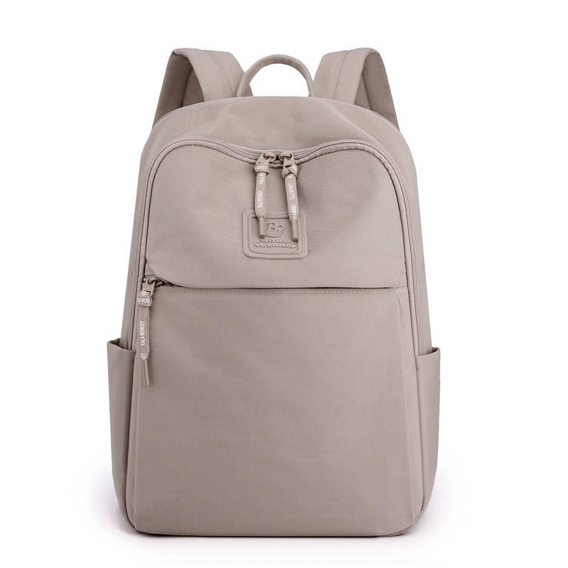 BOBO FASHION0 - Tas ransel laptop bobo 2602 Tas ransel wanita bisa muat Laptop 15in bahan nilon waterproof-lilac
