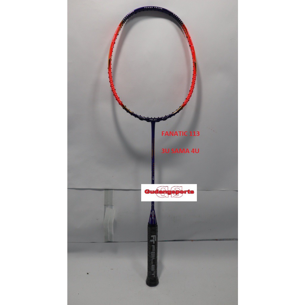 RAKET BADMINTON FLEET FELET FANATIC 113 ORIGINAL