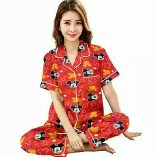 LFF Baju Tidur Wanita Piyama CP Motif Karakter-1