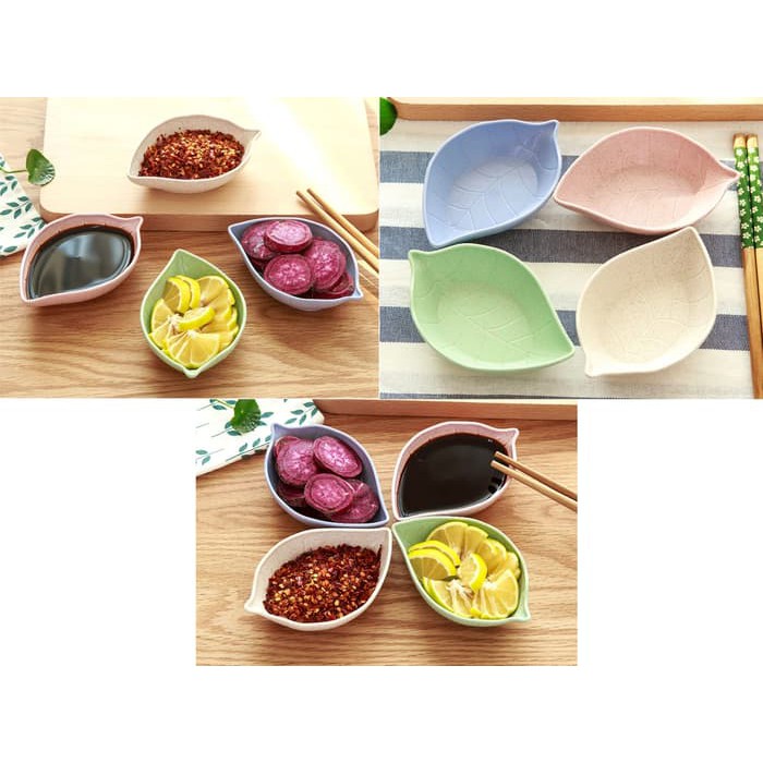 mangkok kecil motif daun