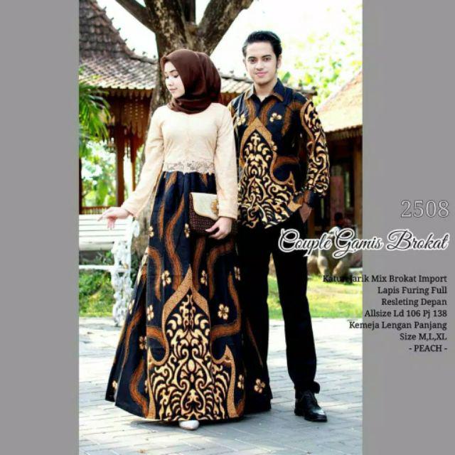 Maura Couple - Sania Ruffle Batik Couple Ori Ndoro Jowi Dnt Garansi Termurah Shopee Kebaya Modern
