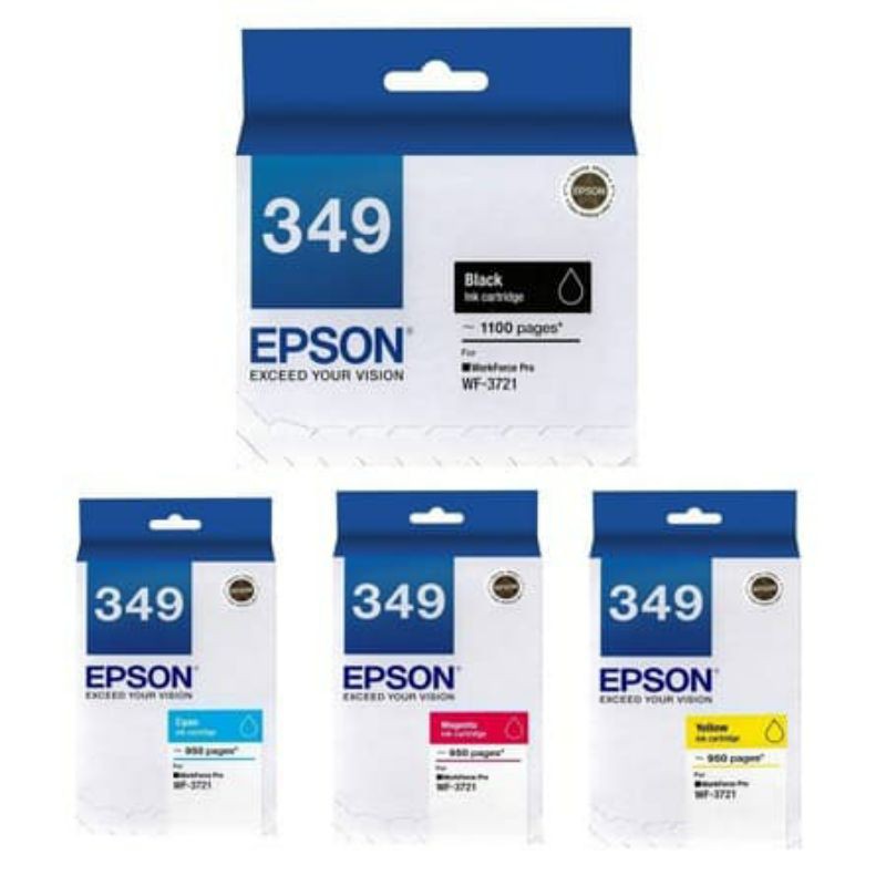 Paket Tinta Epson 349 (B/C/M/Y) Original