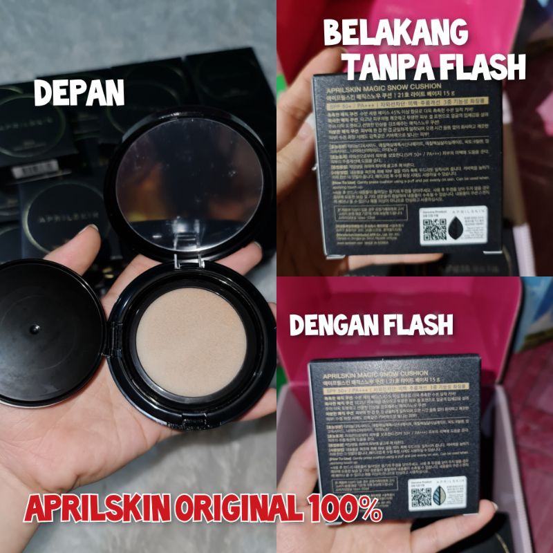 AprilSkin Magic Snow Cushion 2.0 Black original - Galaxy Edition