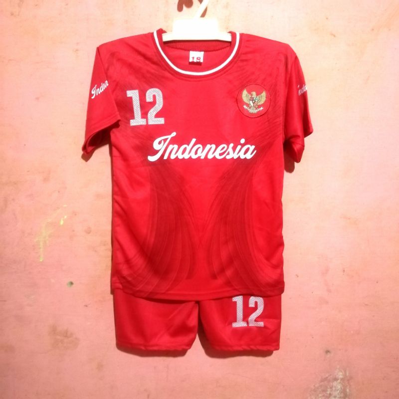 GRATIS SABLON NAMA/BISA COD/BAYAR DI TEMPAT/ BAJU JERSEY SEPAK BOLA TIMNAS ANAK LAKI 2-13THN/ BAJU JERSEY TERBARU 2022 P. ARHAN/ TERLARIS /TERBARU