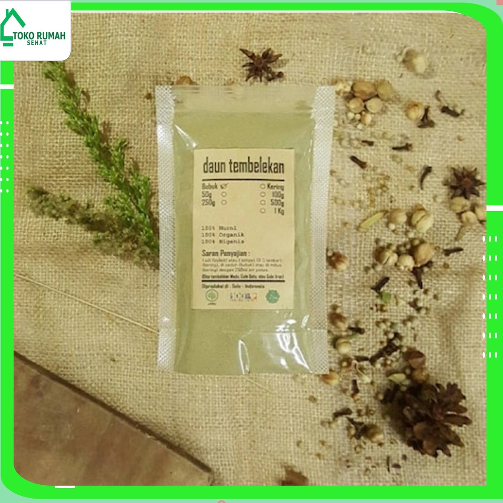 

DAUN TEMBELEKAN BUBUK 100 gr - Lantana Camara - MURNI - JSR - RE