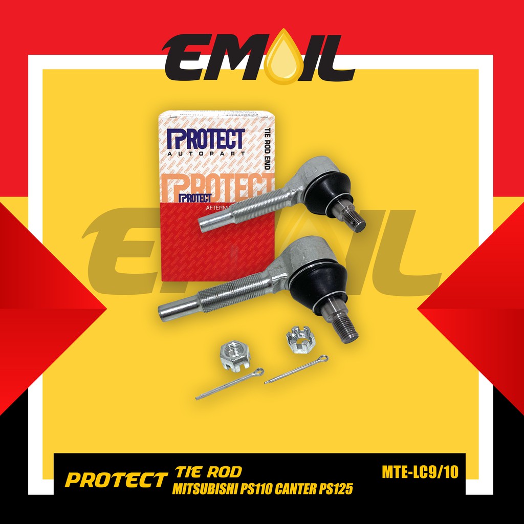 Tie rod Mitsubishi PS110 Canter PS125 Set 2 pcs P-MTE-LC9/LC10 Protect