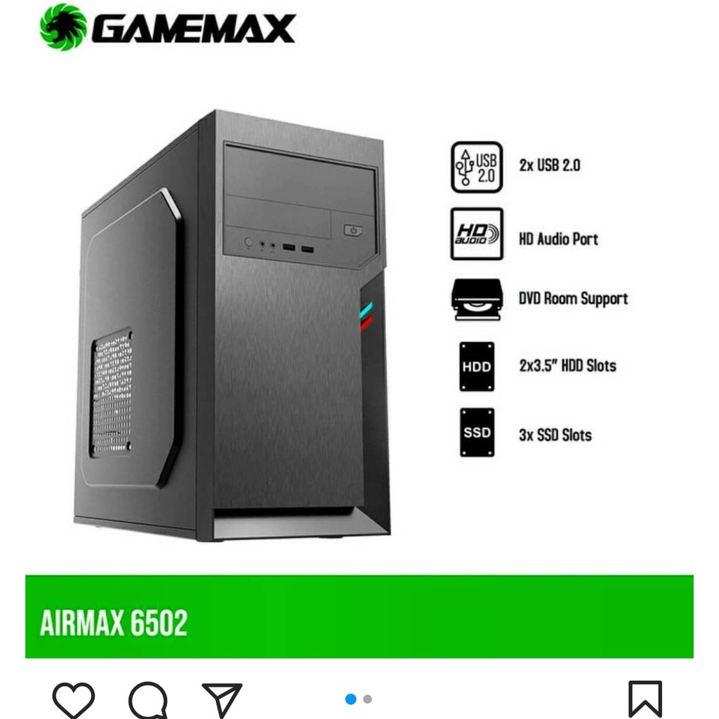 PC Rakitan Gaming Murah Lengkap Monitor Intel Core i5 + VGA 2GB