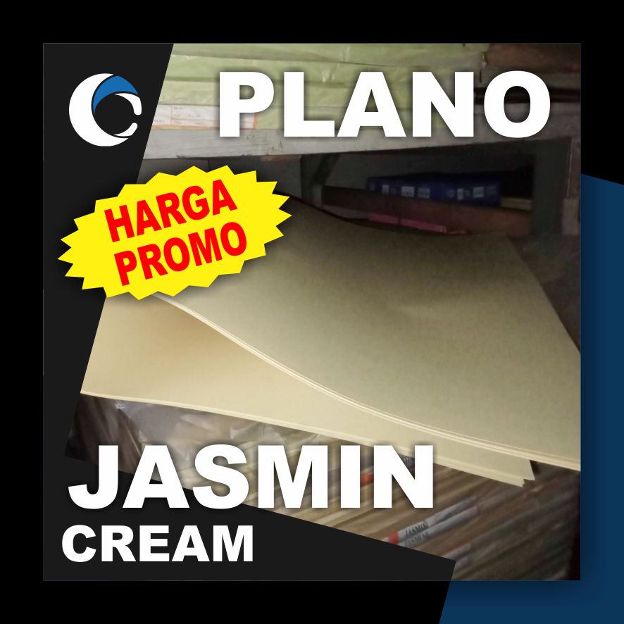 

KERTAS JASMINE CREAM 200 GSM Uk [ PLANO ] 79 cm X 109 cm ( 5 LEMBAR )