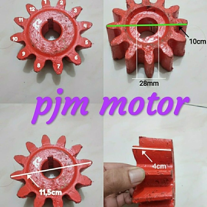 Gigi Molen pengaduk Semen