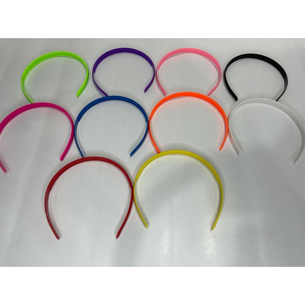 Bando polos warna / bando polos plastik / bandana / 12pcs