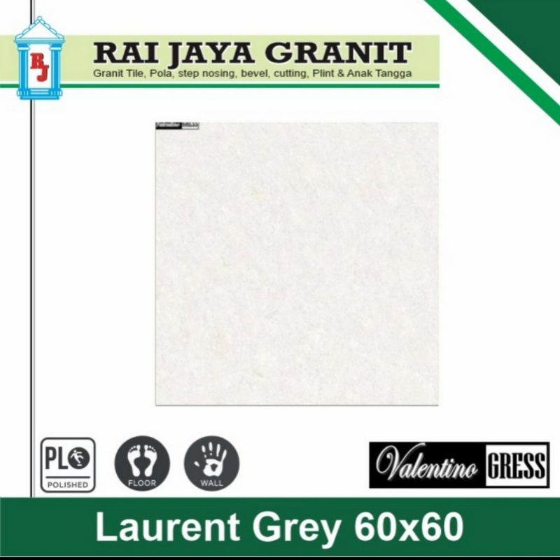 Granit Lantai 60x60 Laurent Grey Valentino Gress