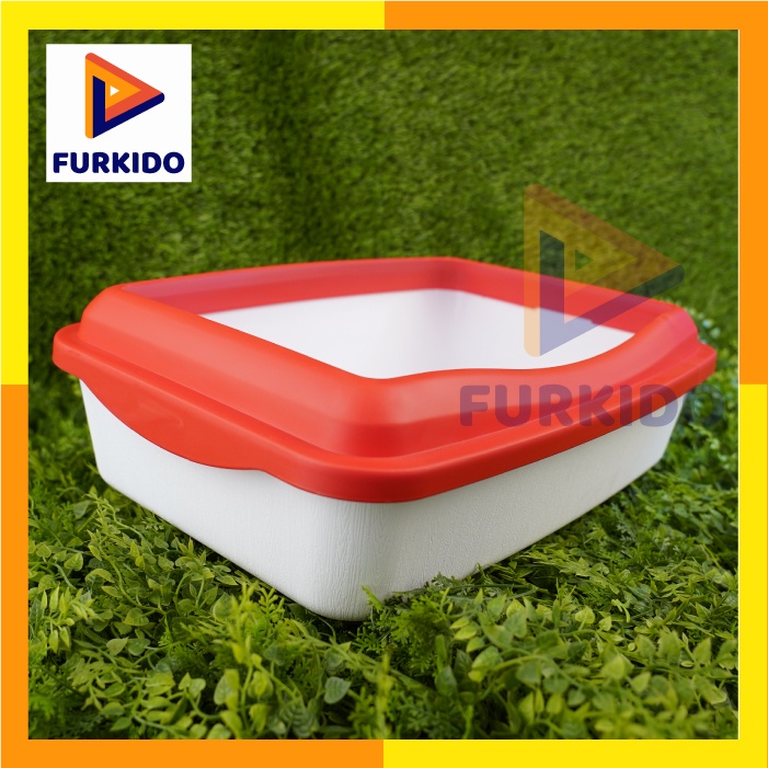 Richu Tempat Pasir Kucing / Bak Pasir Murah / Petdoctor Cat Litter Box (P952)