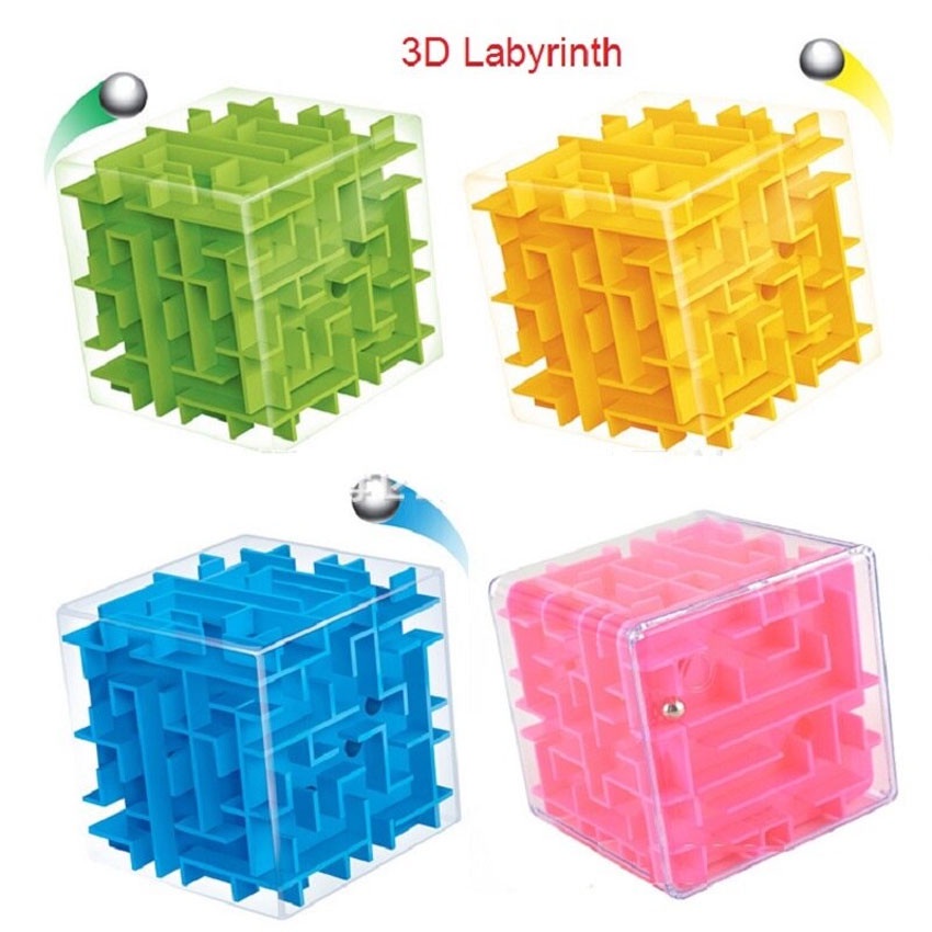 Jual Puzzle Cube 3D Maze Labyrinth Speed Magic Cube Mainan Edukasi Bola ...