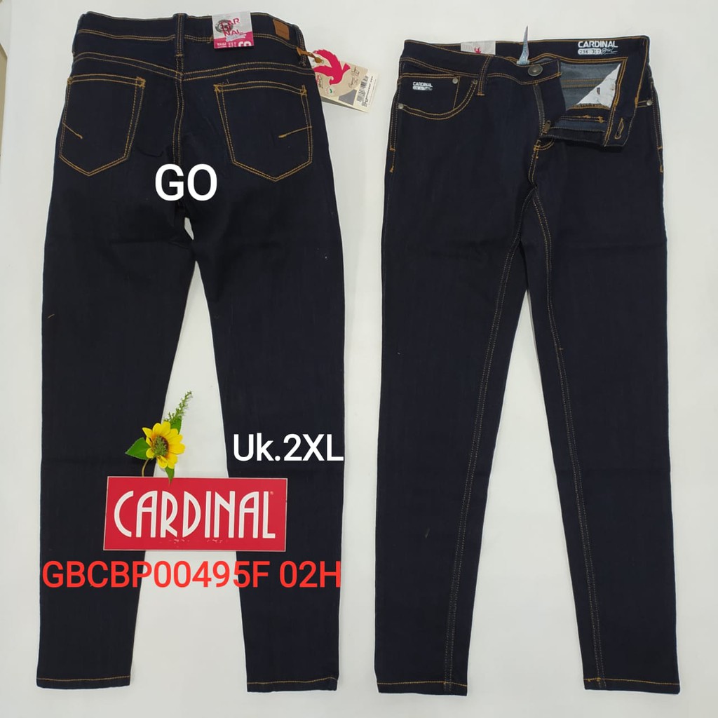 gof 2XL CELANA JEANS CARDINAL Pensil Casual Stretch Skinny Slimfit Super Skinny Celana Panjang Ladys