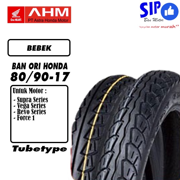 Ban tubetype AHM Honda Federal 80 90 17 KPH motor bebek