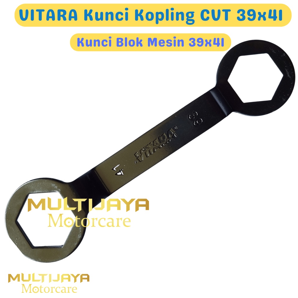 VITARA Kunci Kopling CVT 39X41 Kunci Block Mesin Coupling Tebal