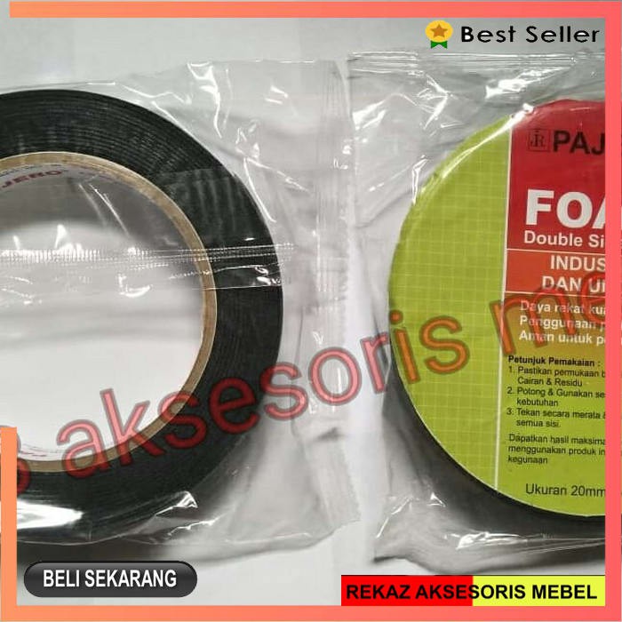 

ISOLASI DOUBLE TAPE FOAM PAJERO / SOLASI DOBEL TAPE BUSA SPOON GABUS