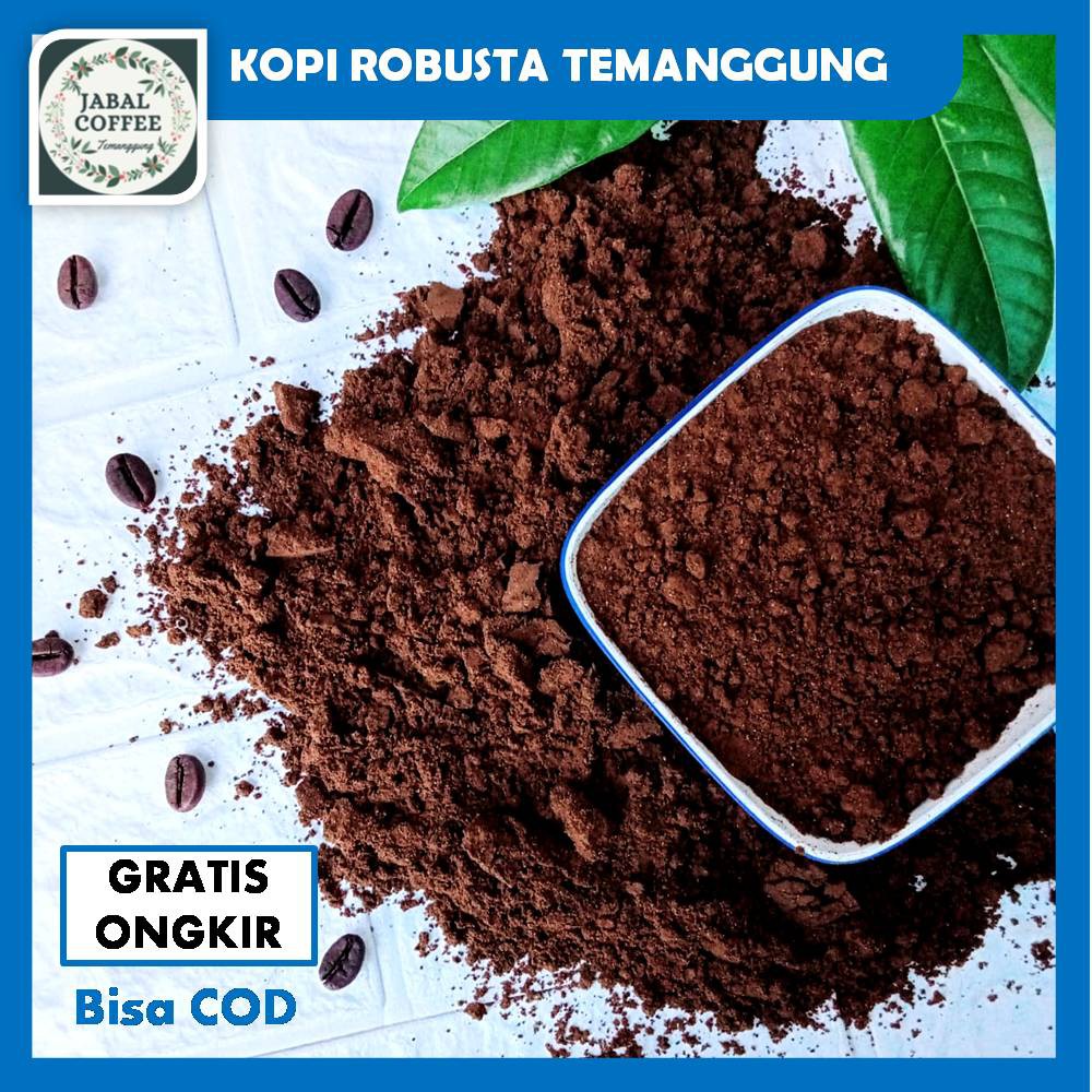 Kopi Bubuk Kampung Temanggung  / Kopi Bubuk Oma 50 Gr/ Kopi Bubuk Hitam Robusta /Kopi Temanggung J89