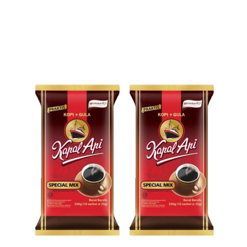 kapal api special mix kopi instan 24 gr x 10 x 2